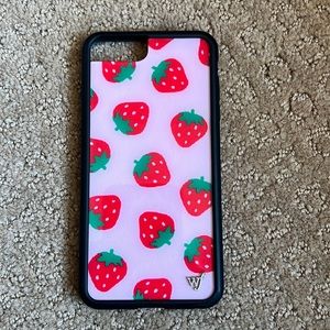 Wildflower Cases 6+/7+/8+ strawberry phone case
